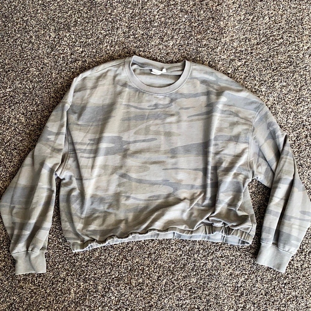 White Crow Cropped Crewneck